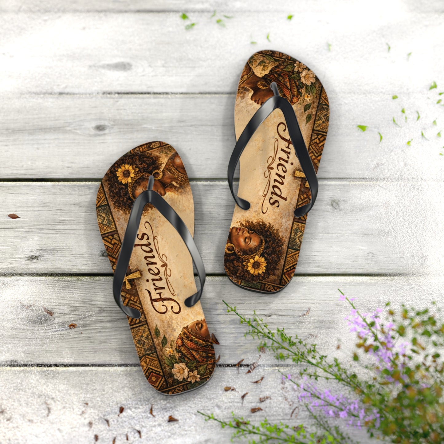 Friends Flip Flops