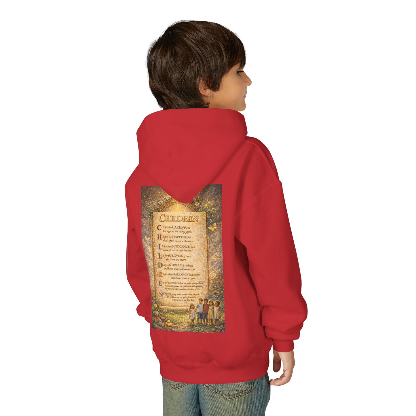 Youth Heavy Blend Hooded Sweatshirt - Children