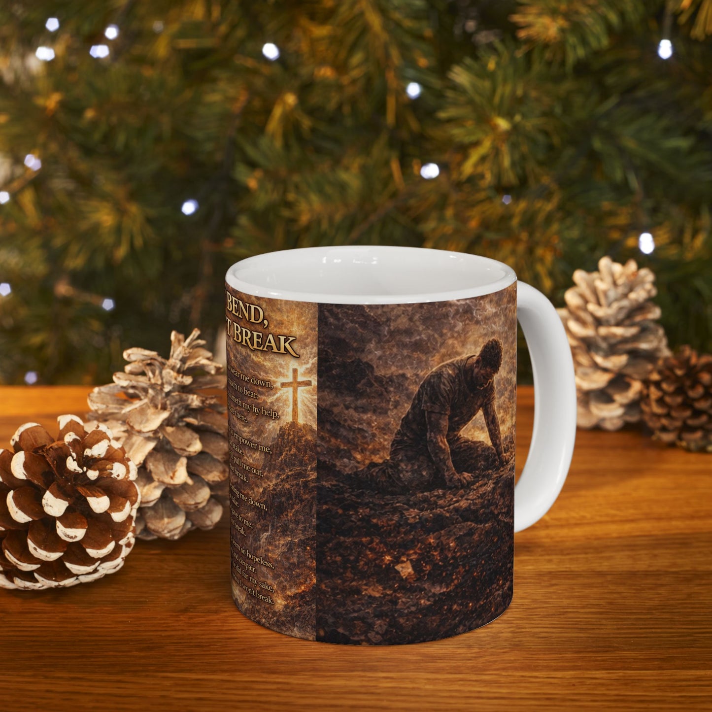 I Might Bend, But I Won't Break - Ceramic Mug, (11oz, 15oz)