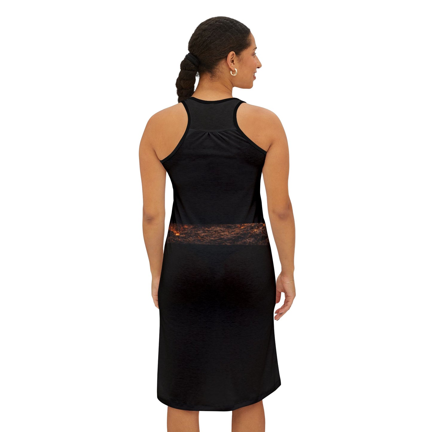 Women's Racerback Dress - Black Woman