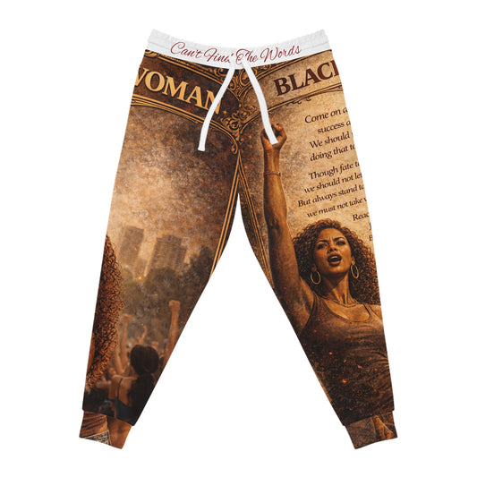 Athletic Joggers - Black Woman