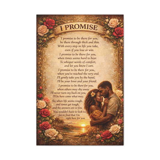 I Promise - Classic Canvas
