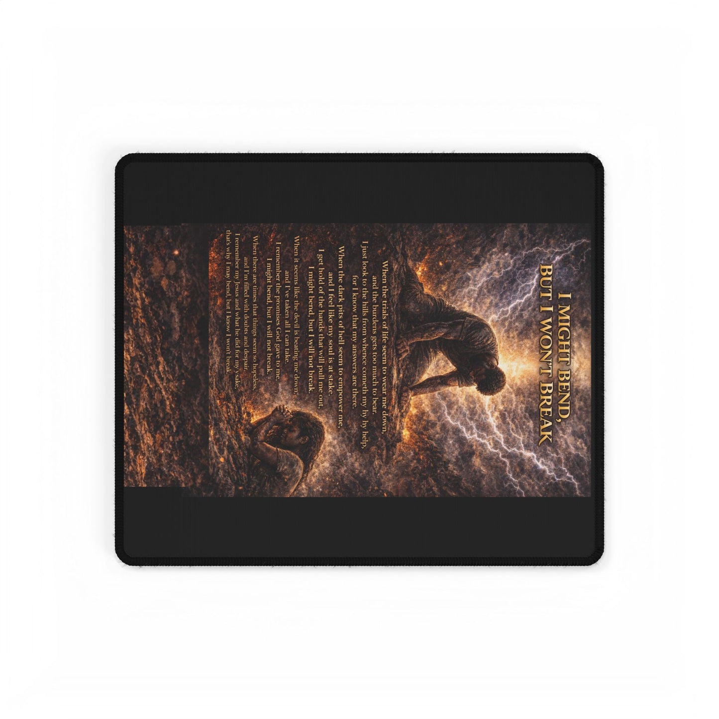 "I Might Bend" Desk Mat