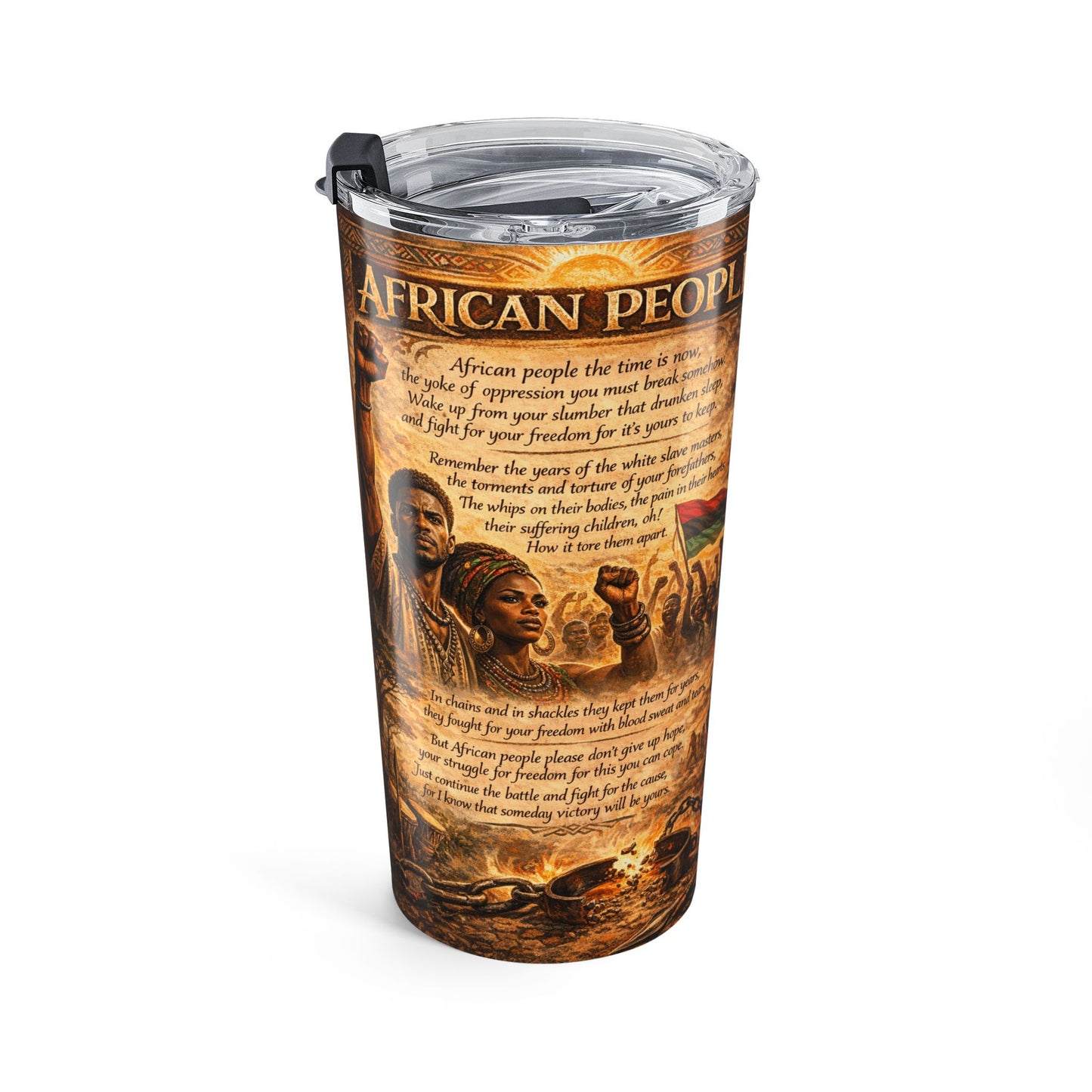 African People Tumbler 20oz