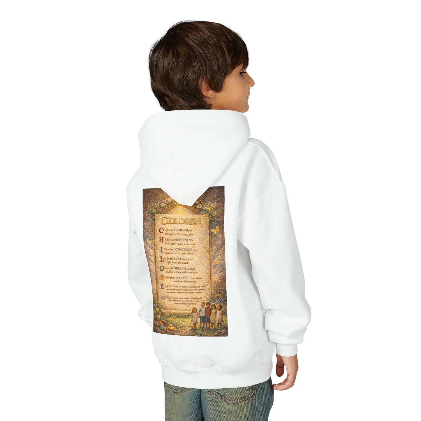 Youth Heavy Blend Hooded Sweatshirt - Children