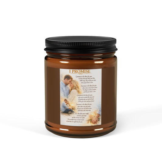 I Promise - Scented Soy Candle (Multi-Size, Amber Jar)