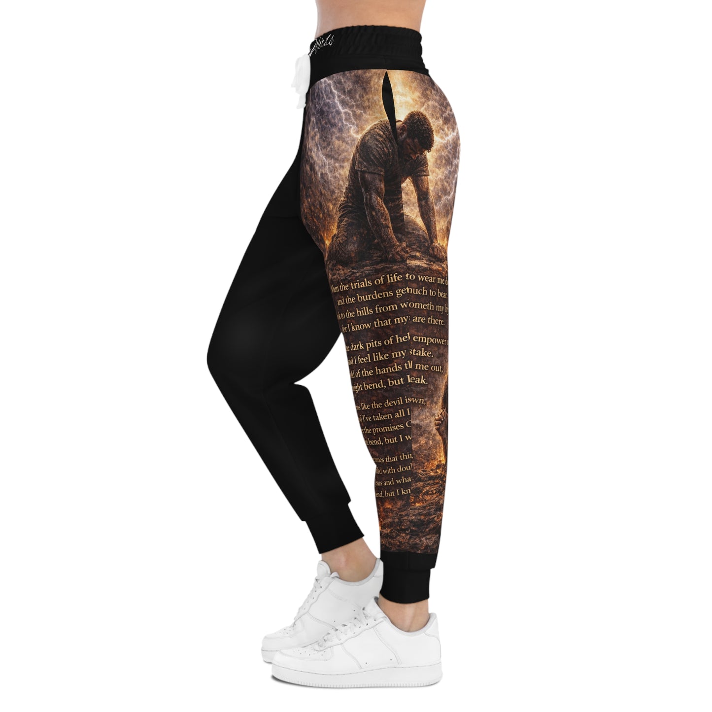 I Might Bend, I Won't Break Athletic Joggers