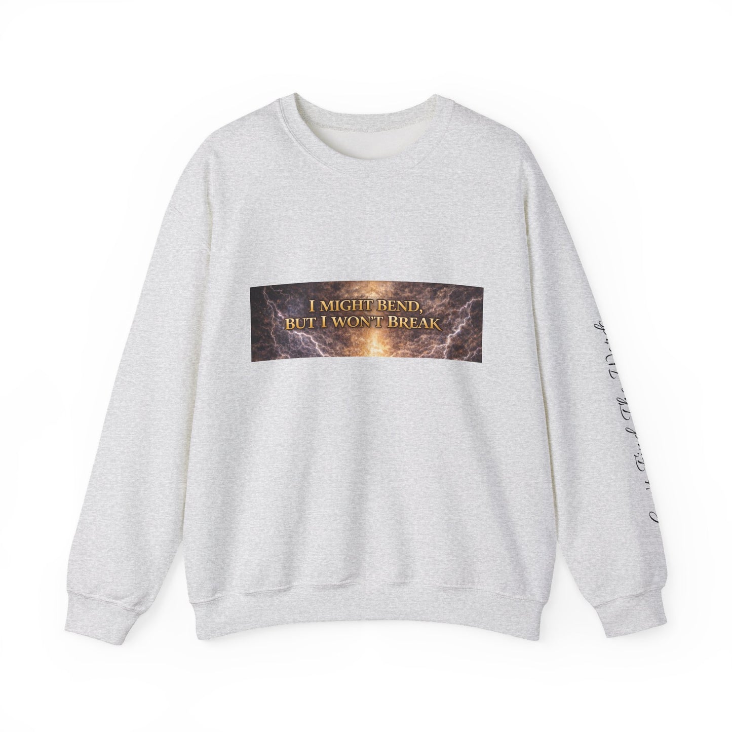 Unisex Heavy Blend™ Crewneck Sweatshirt - I Might Bend, I Won't Break