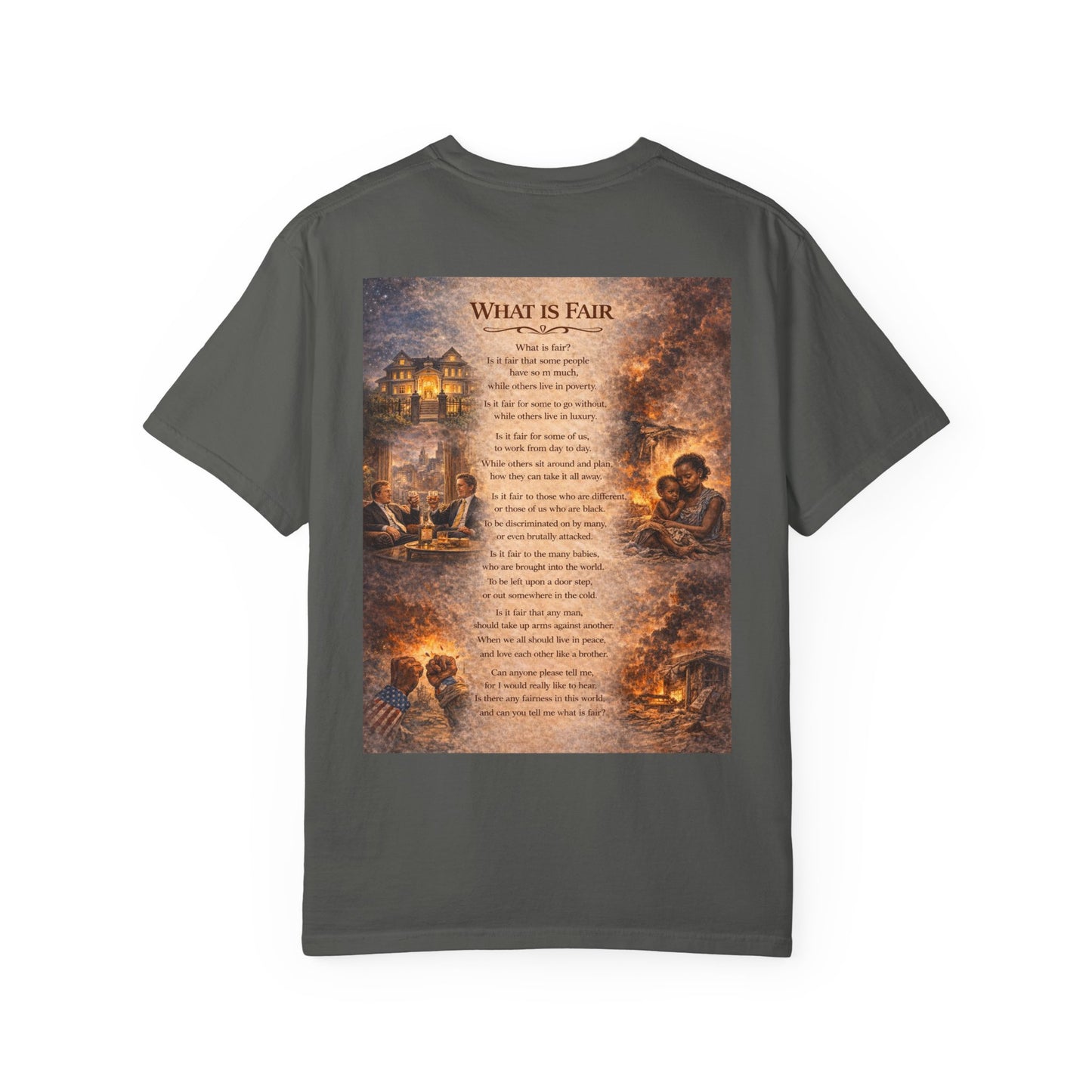 Unisex Garment-Dyed T-shirt - What is Fair