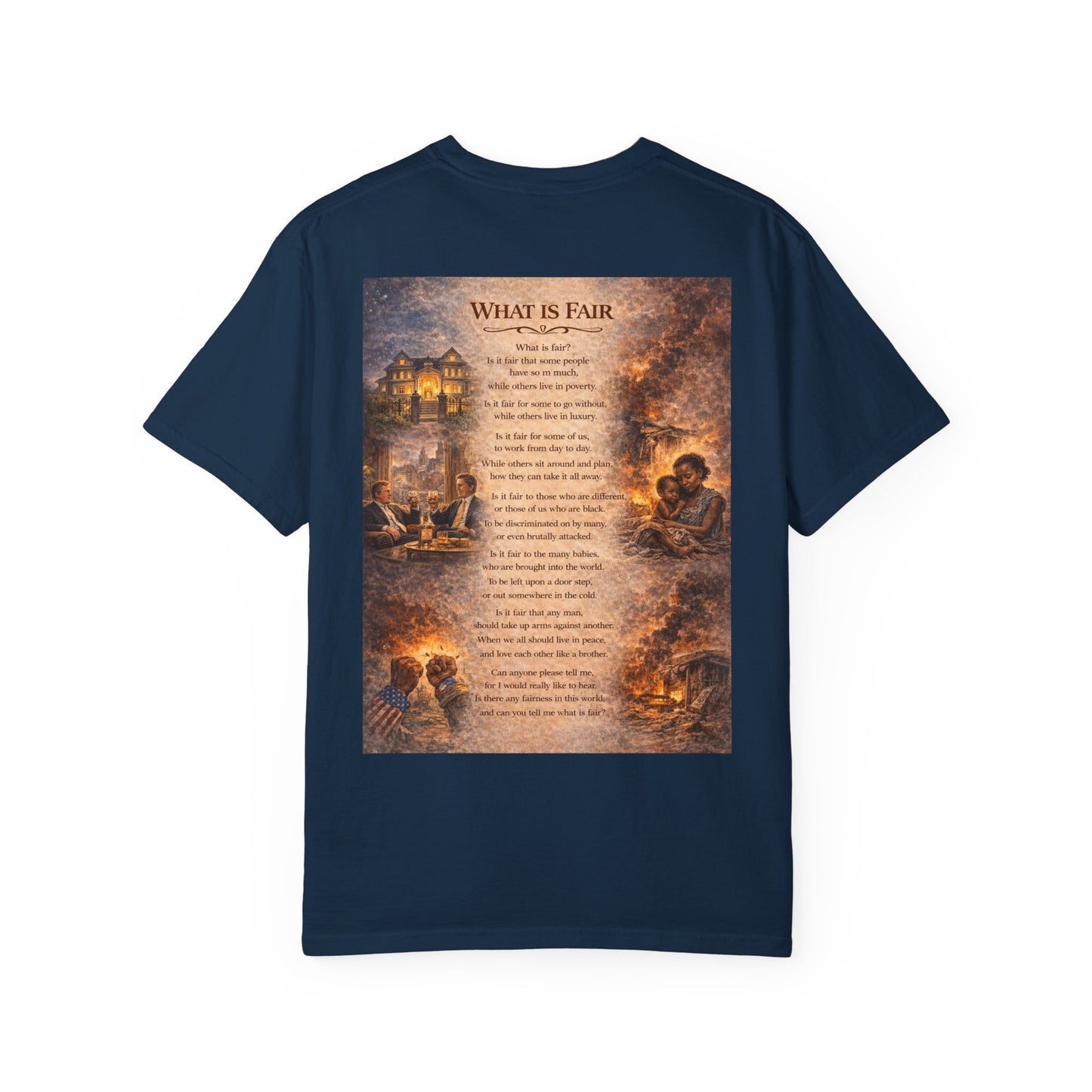 Unisex Garment-Dyed T-shirt - What is Fair