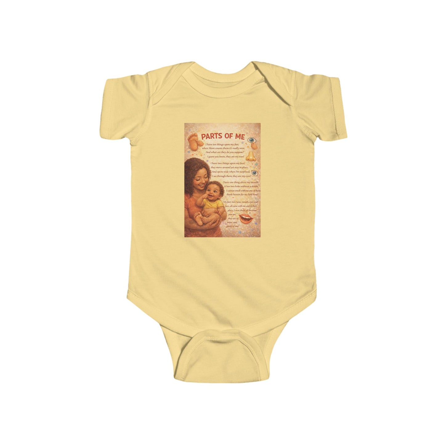 Parts of Me Infant Fine Jersey Bodysuit