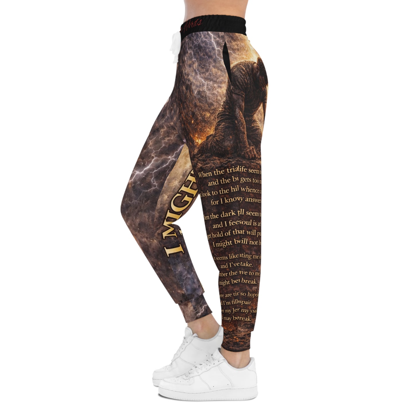 Athletic Joggers - I Might Bend, But I Won't Break