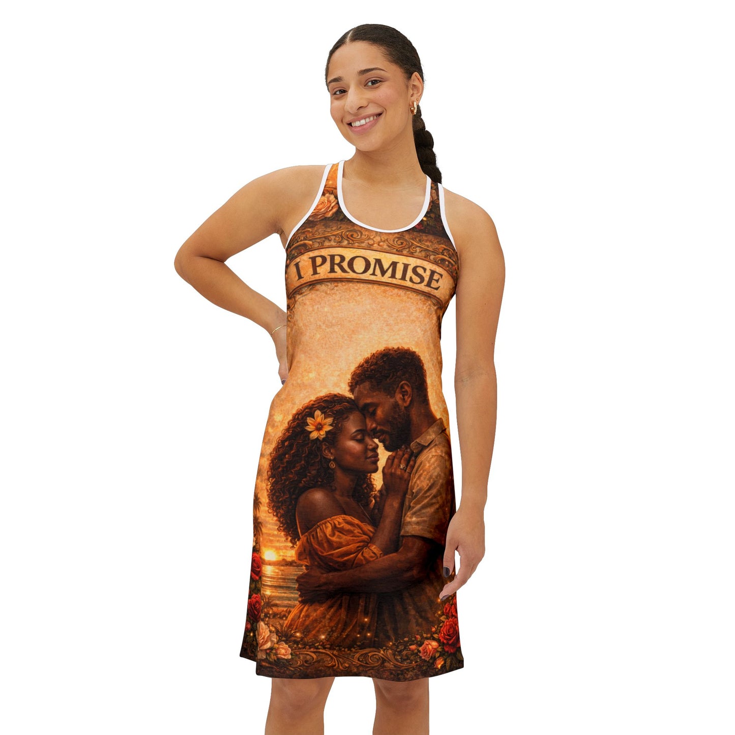 " I Promise" Women's Racerback Dress