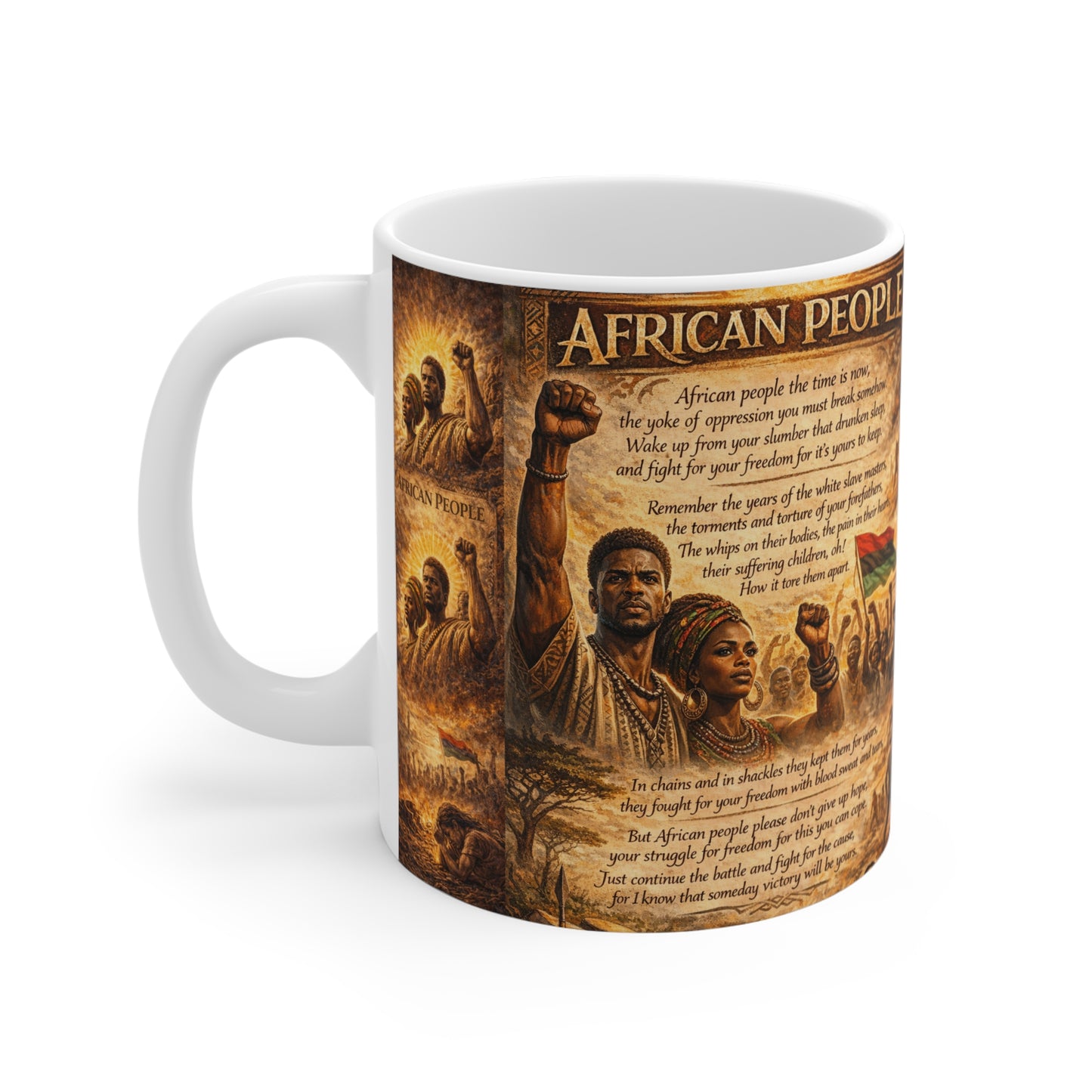 African People Mug 11oz