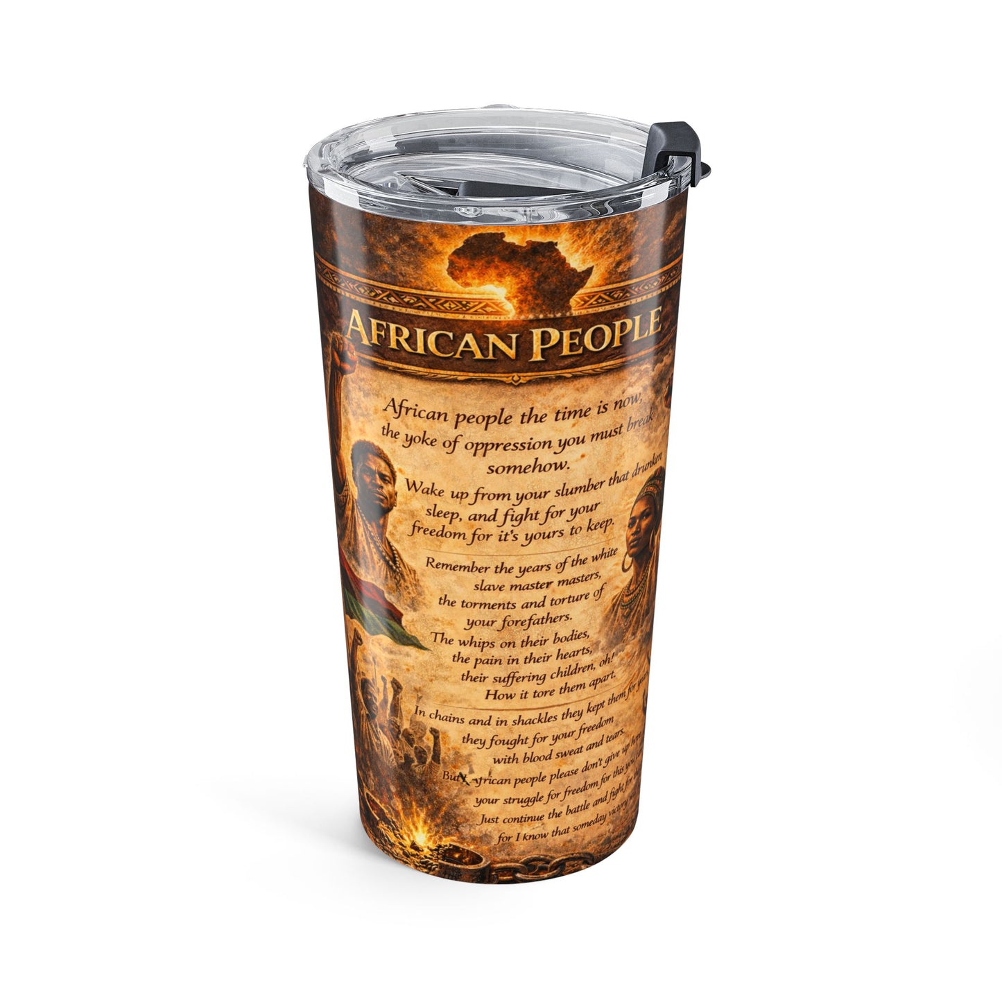 African People Tumbler 20oz