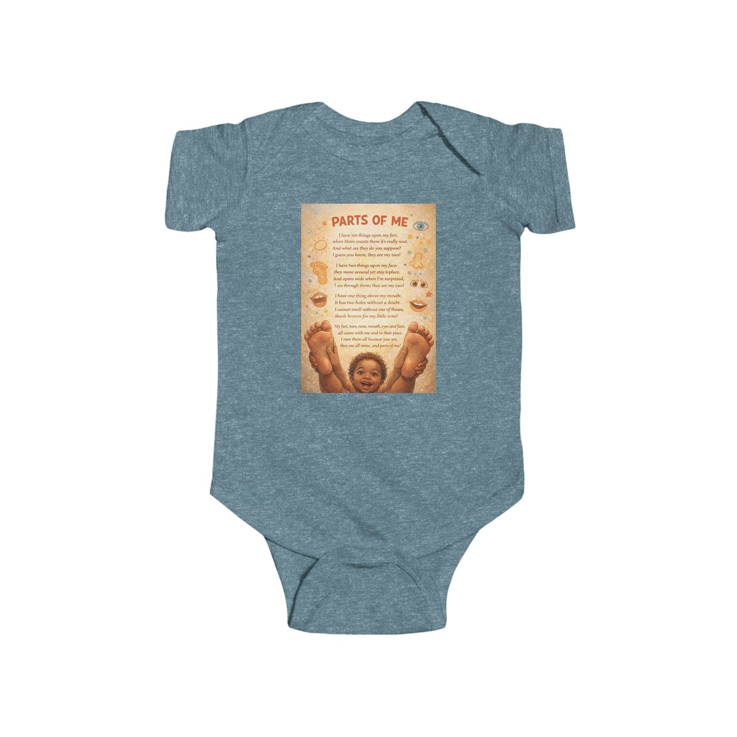 Infant Fine Jersey Bodysuit - Parts of Me
