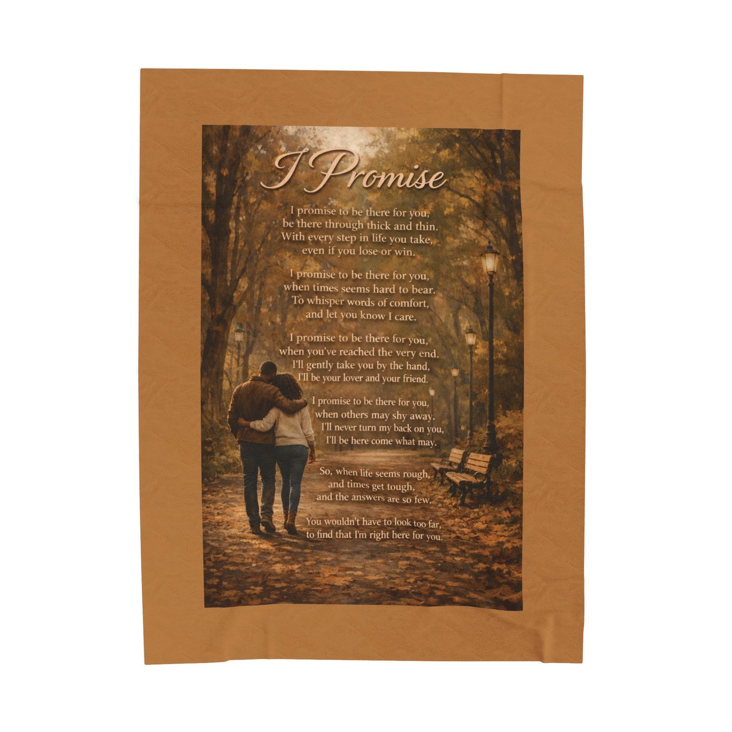 I Promise Velveteen Plush Blanket