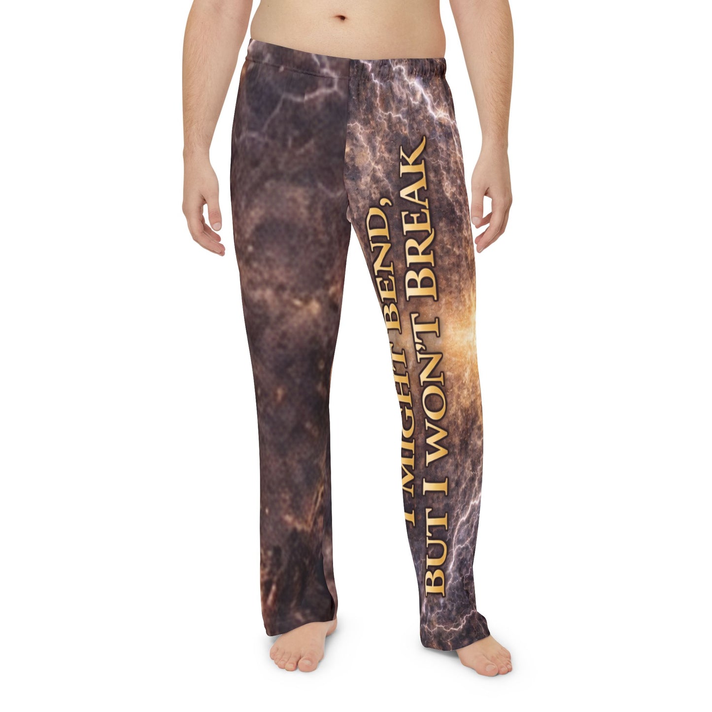 Men's Pajama Pants - I Might Bend, But I Wont Break