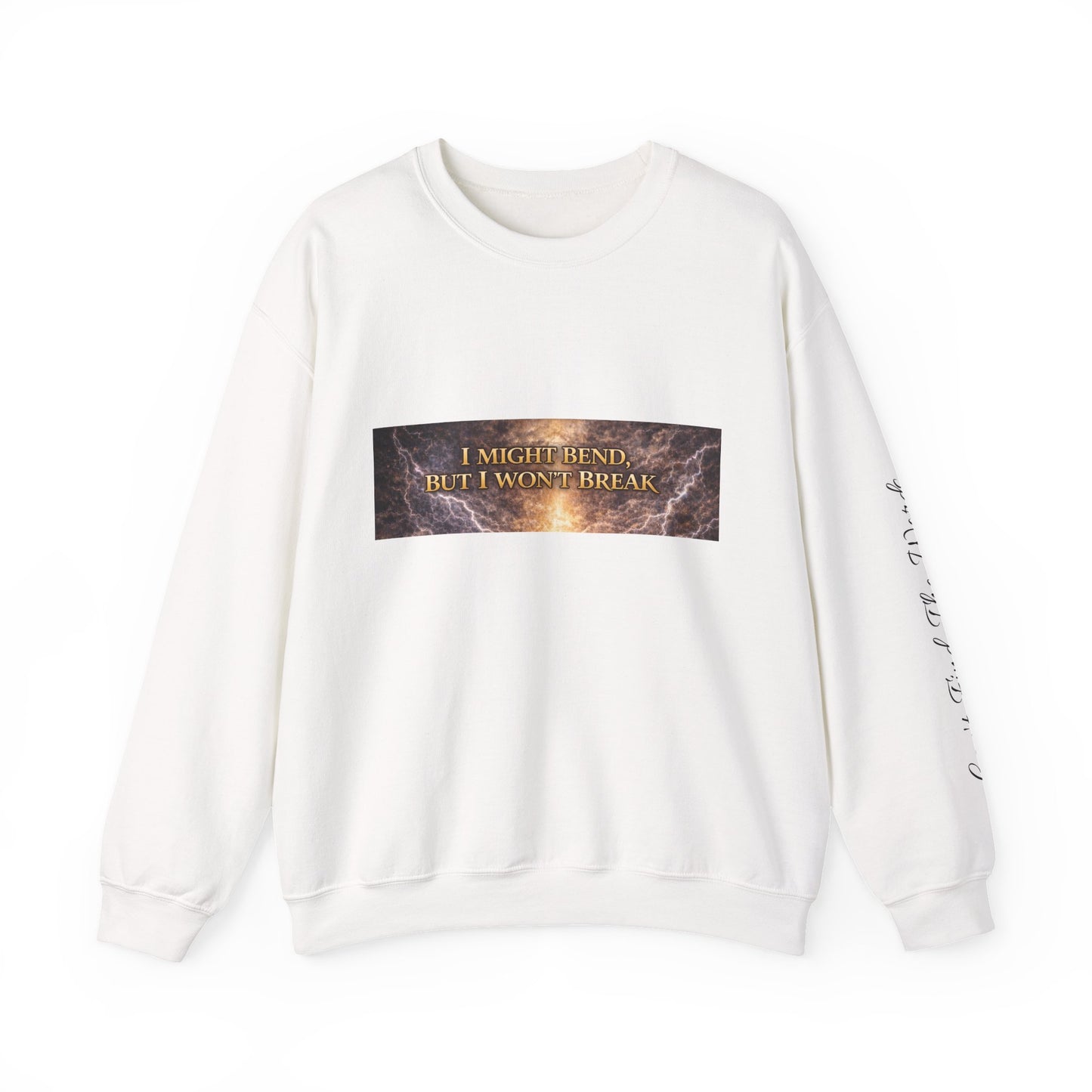 Unisex Heavy Blend™ Crewneck Sweatshirt - I Might Bend, I Won't Break
