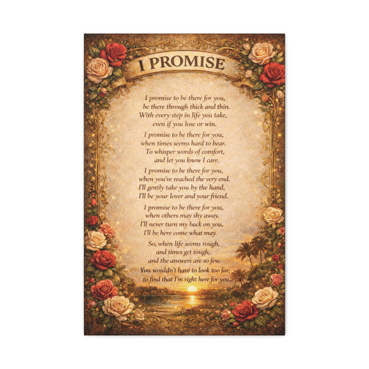 I Promise - Classic Canvas