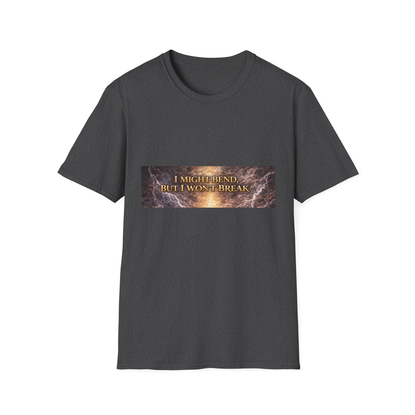 I Might Bend, But I Won't Break - Unisex Softstyle T-Shirt