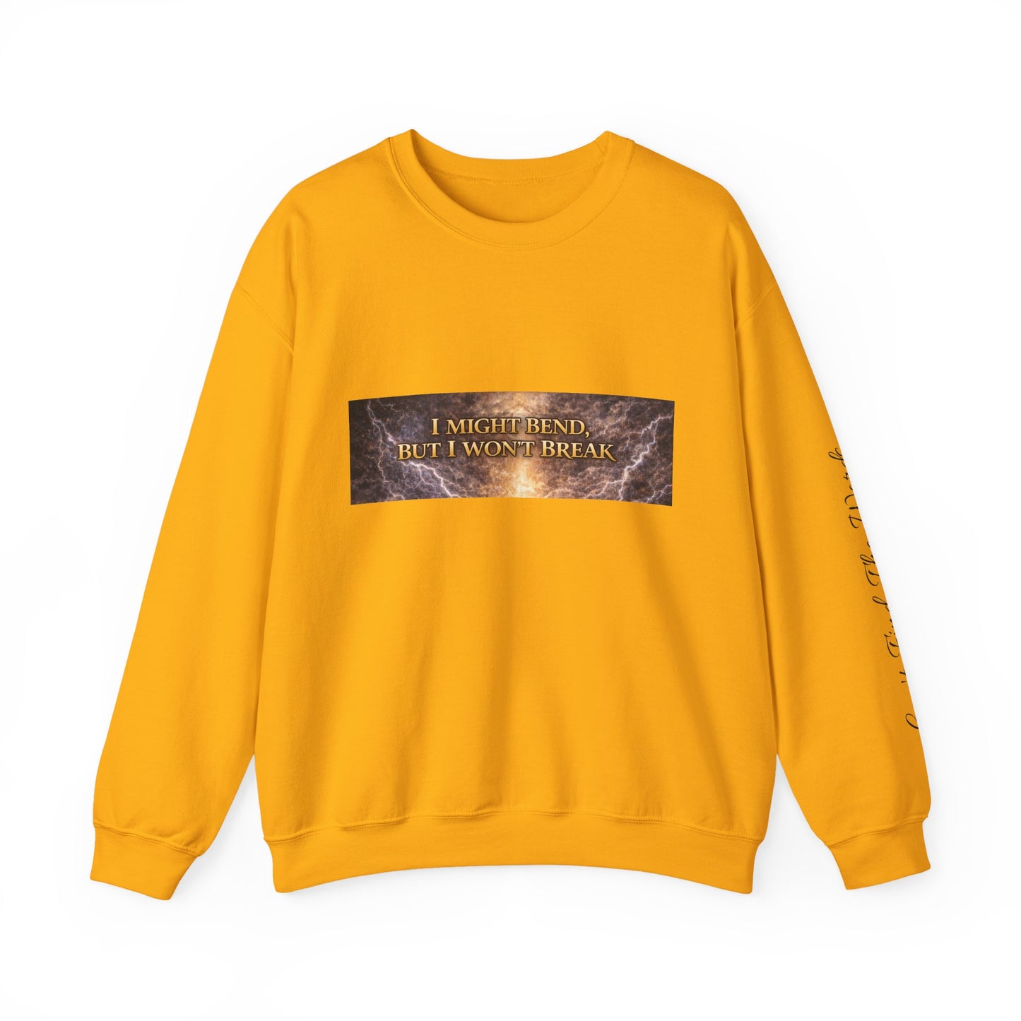 Unisex Heavy Blend™ Crewneck Sweatshirt - I Might Bend, I Won't Break