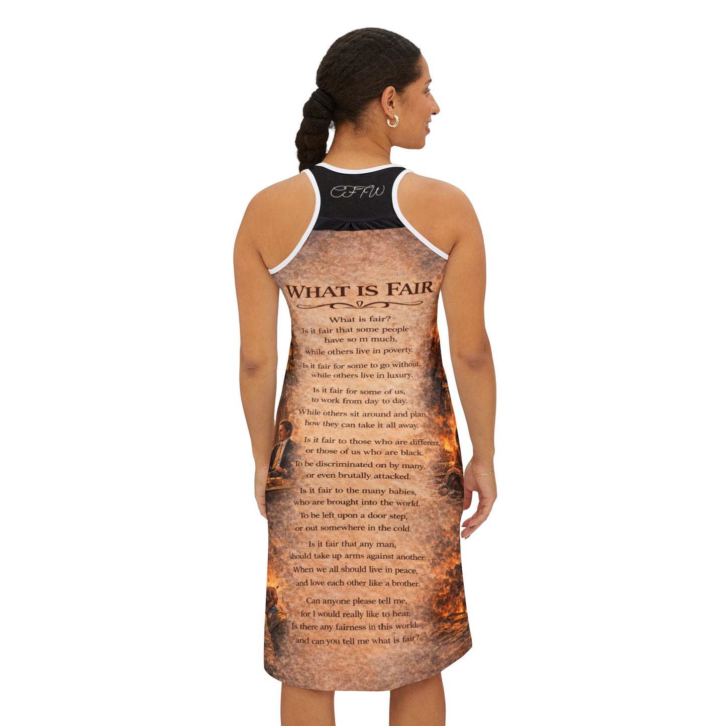 What Is Fair Women's Racerback Dress