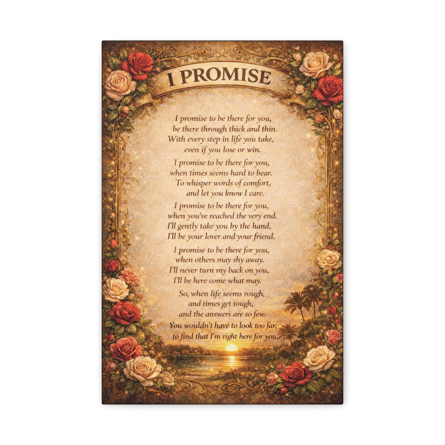 I Promise - Classic Canvas