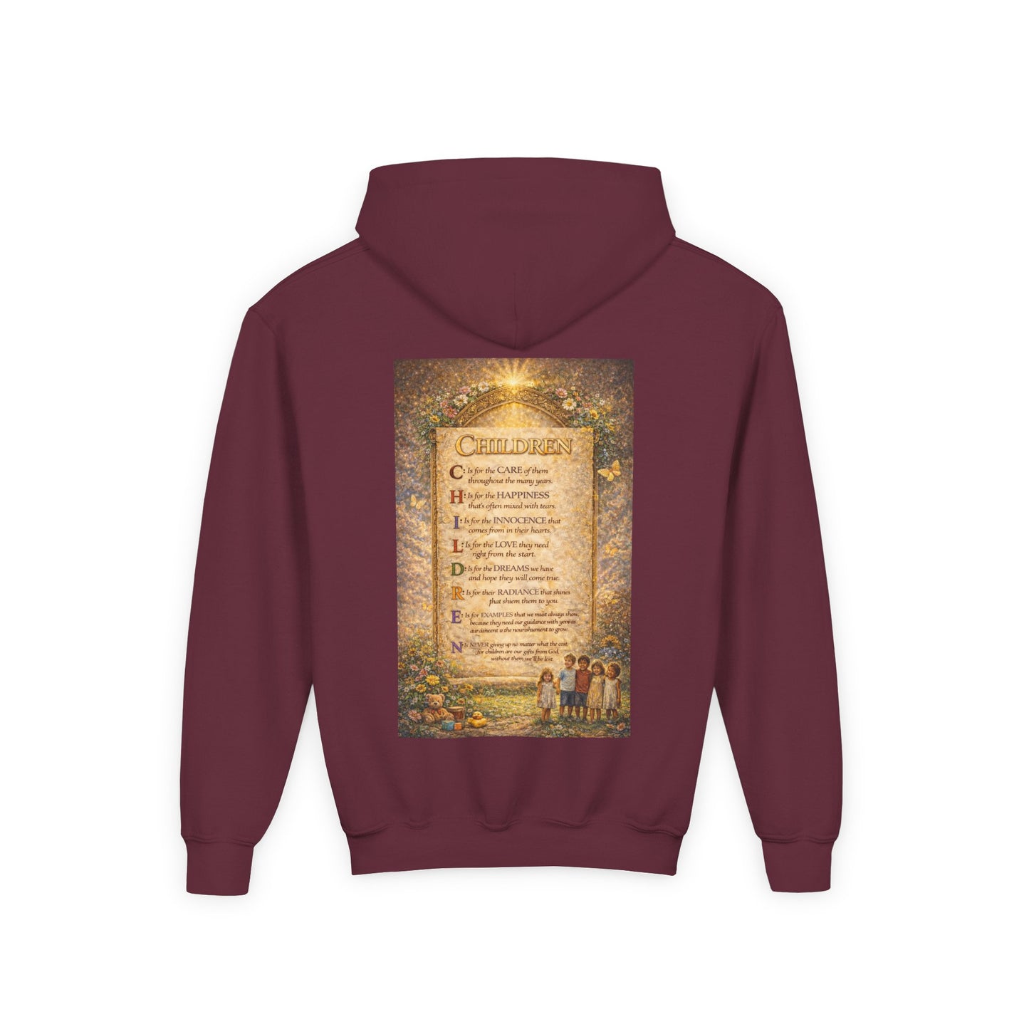 Youth Heavy Blend Hooded Sweatshirt - Children