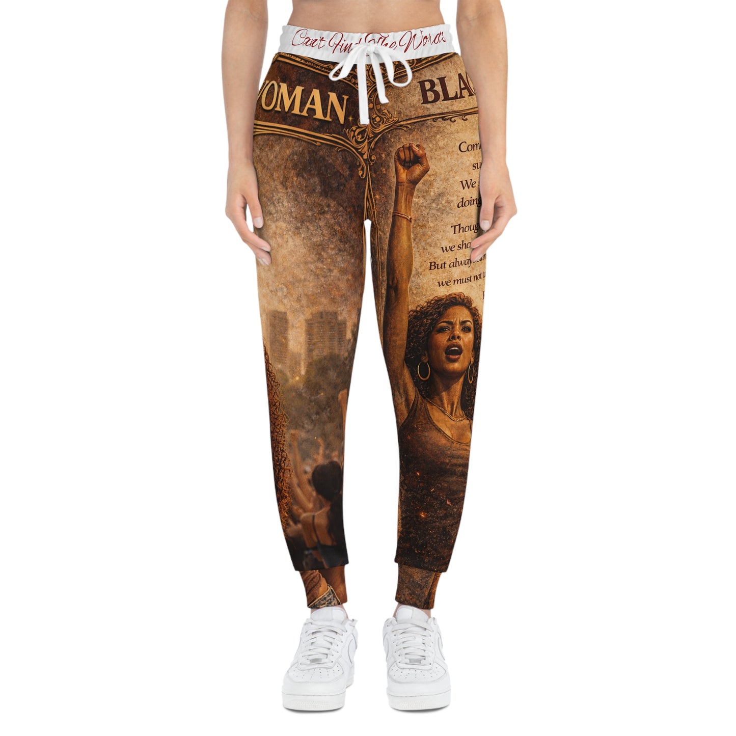 Athletic Joggers - Black Woman