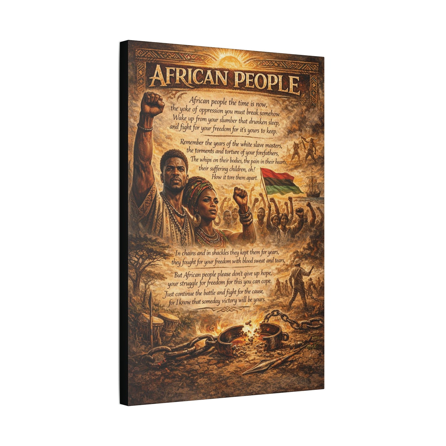 African People - Classic Stretched Canvas