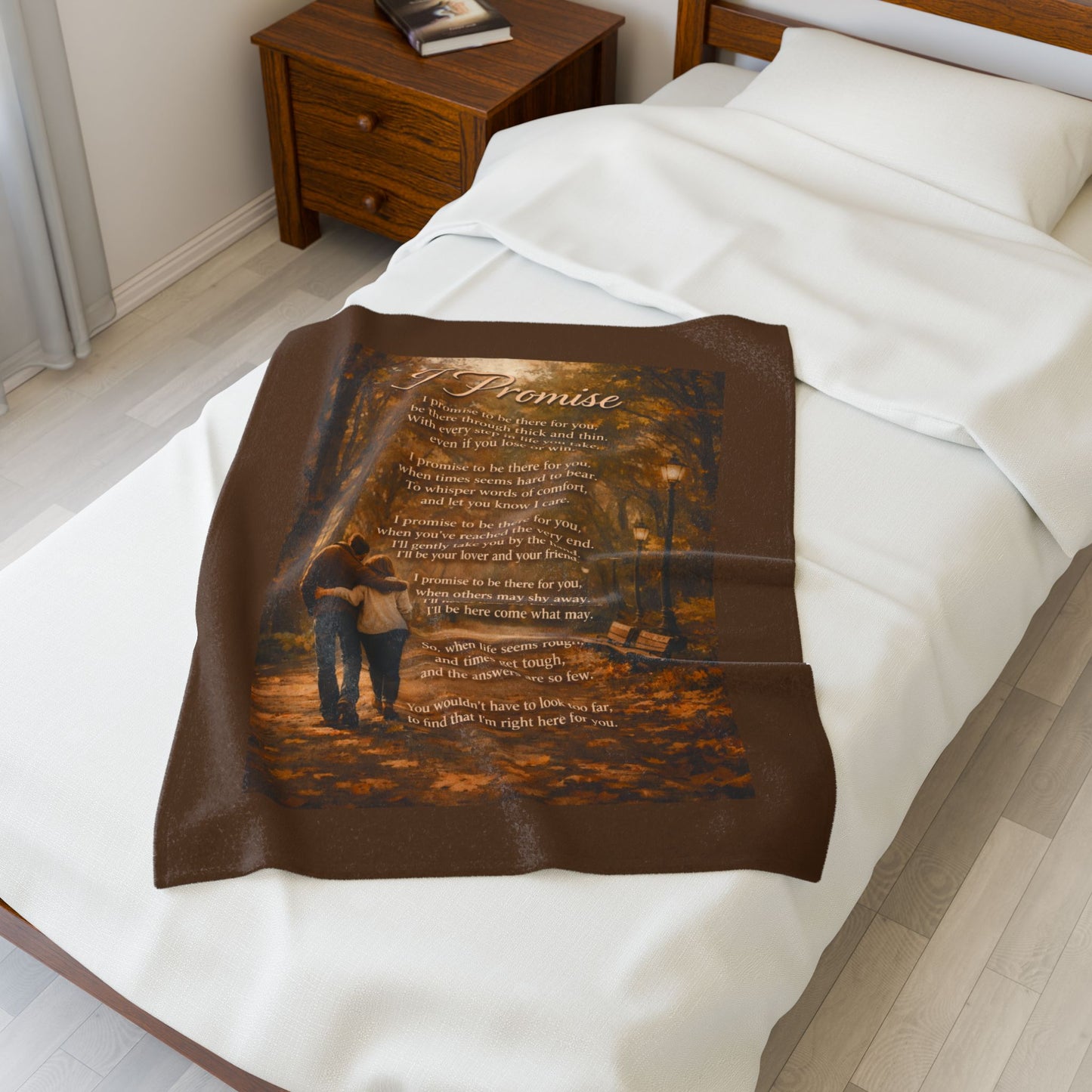 I Promise Velveteen Plush Blanket