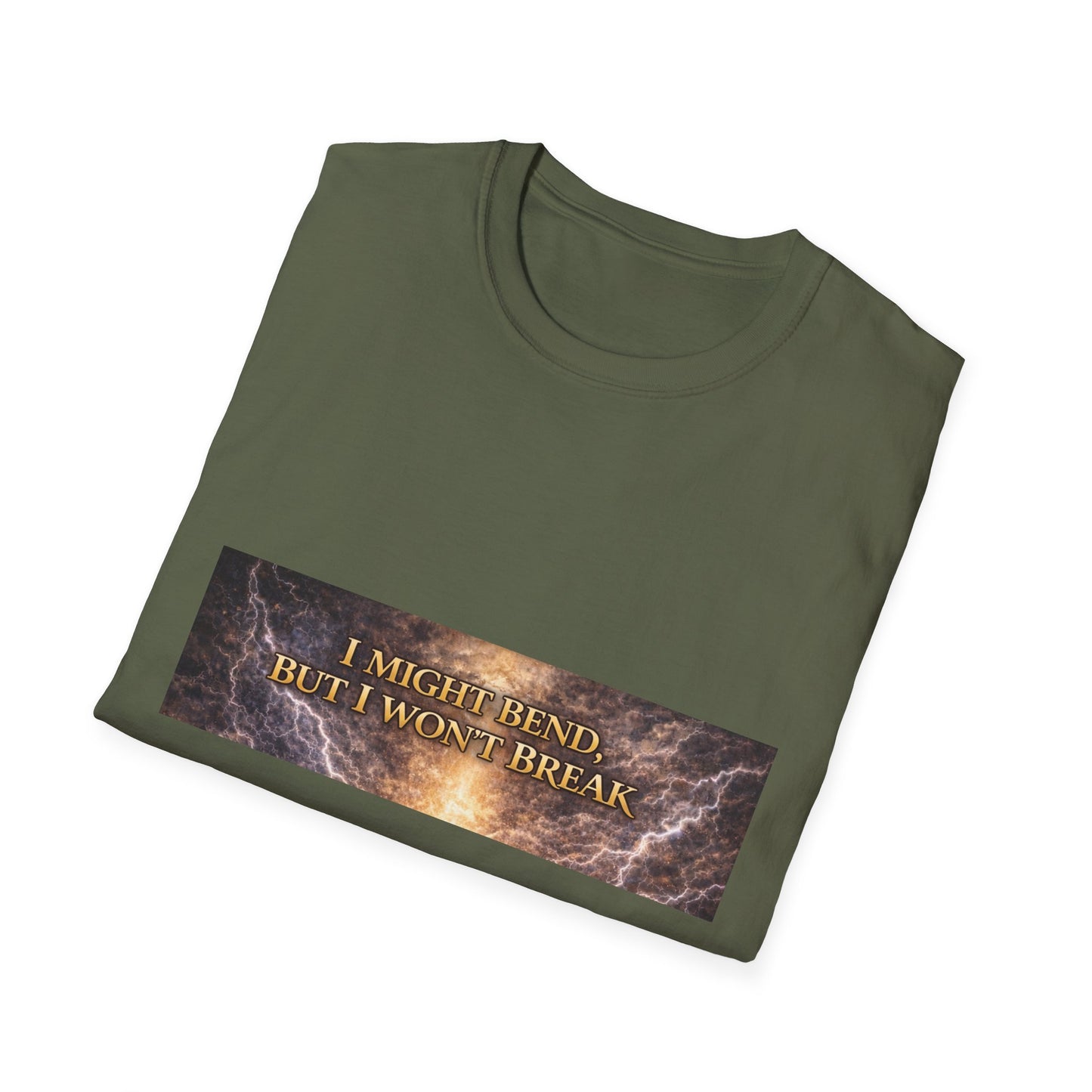 I Might Bend, But I Won't Break - Unisex Softstyle T-Shirt