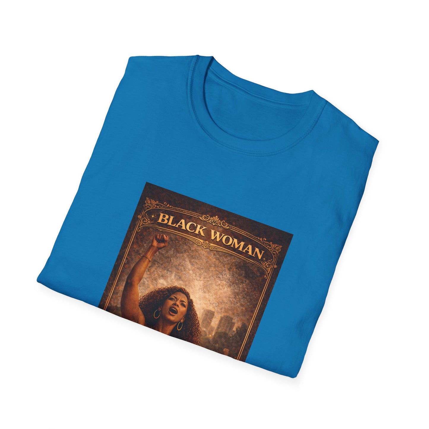 Black Woman - Unisex Softstyle T-Shirt
