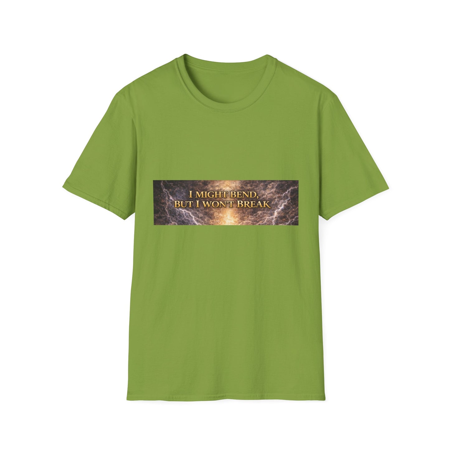 I Might Bend, But I Won't Break - Unisex Softstyle T-Shirt