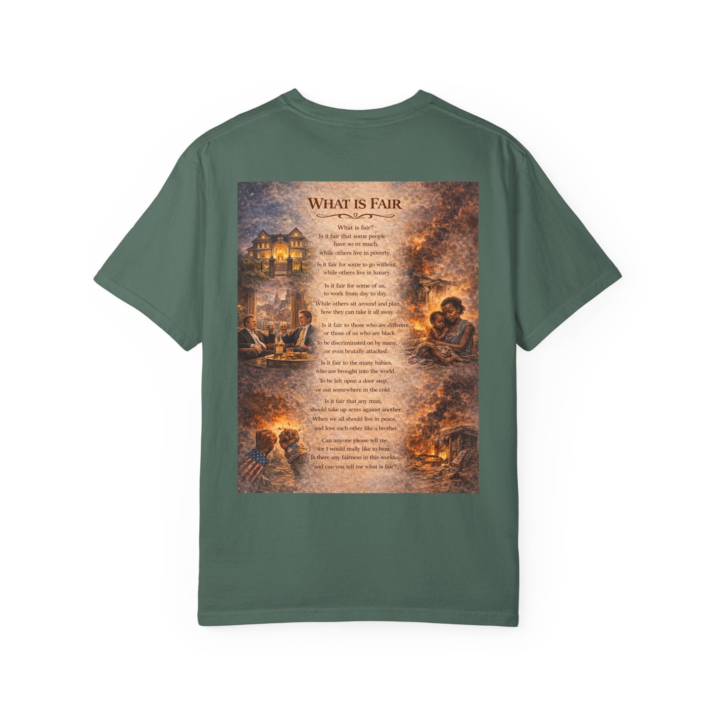 Unisex Garment-Dyed T-shirt - What is Fair