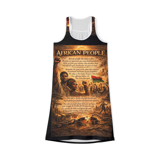 African People Women's Racerback Dress