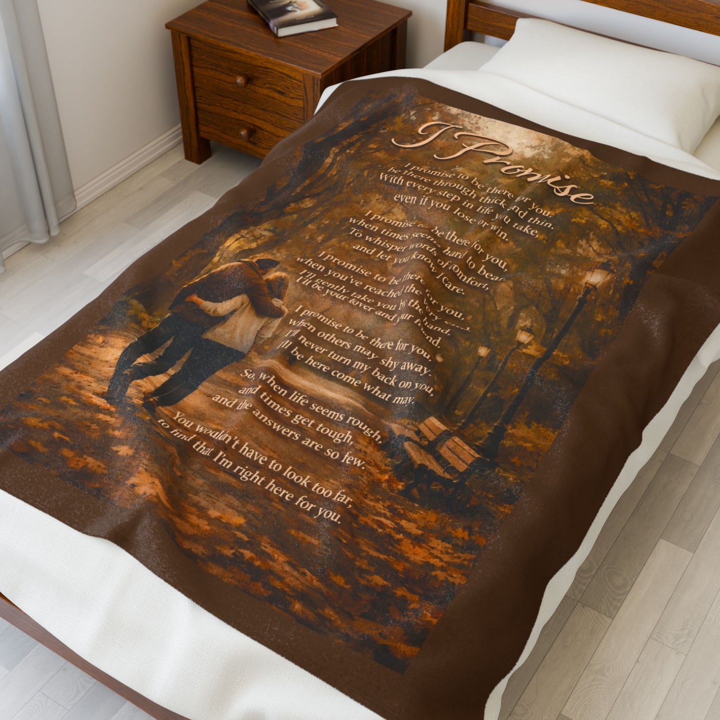 I Promise Velveteen Plush Blanket