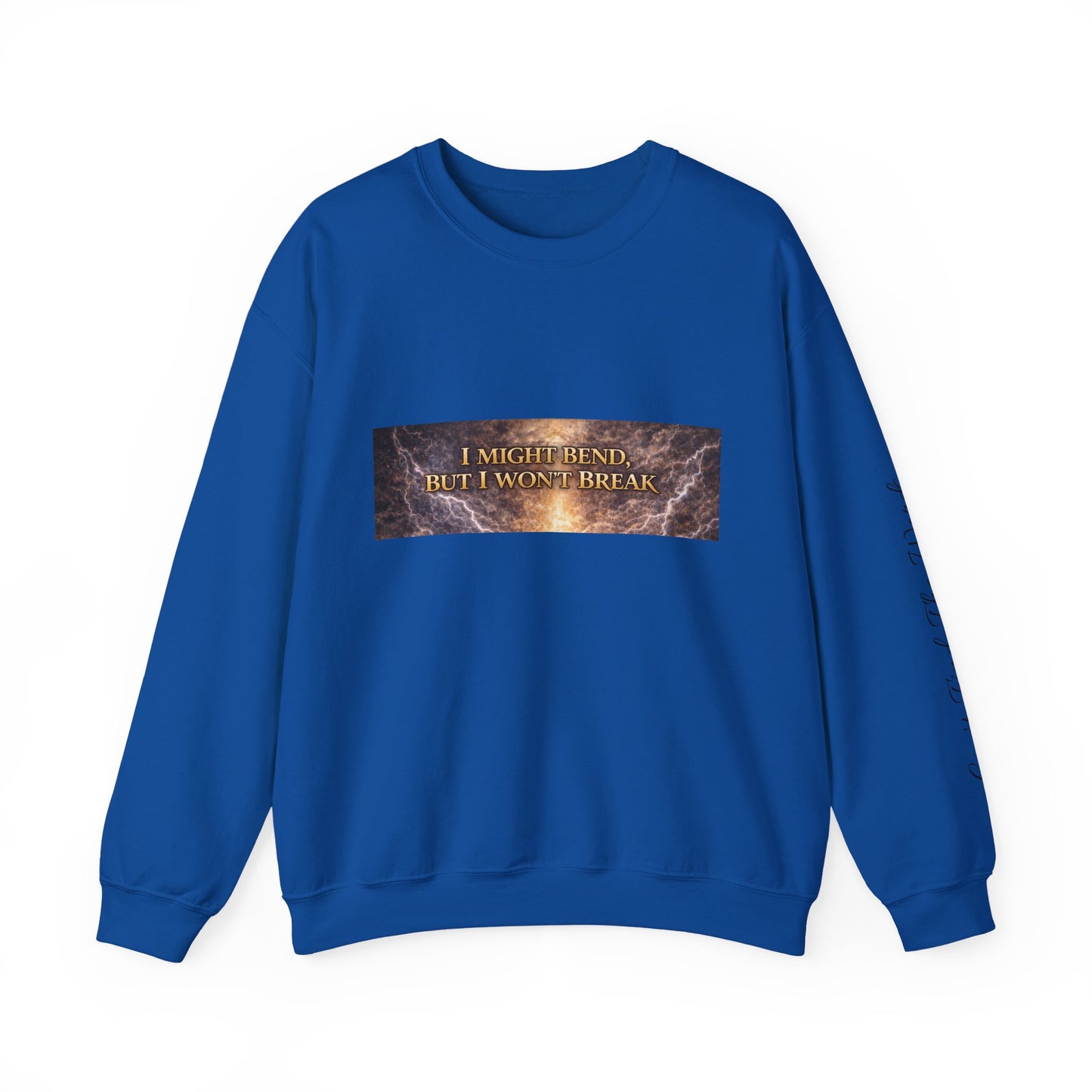 Unisex Heavy Blend™ Crewneck Sweatshirt - I Might Bend, I Won't Break