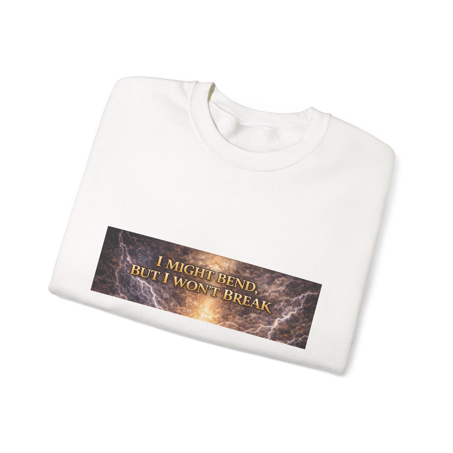 Unisex Heavy Blend™ Crewneck Sweatshirt - I Might Bend, I Won't Break