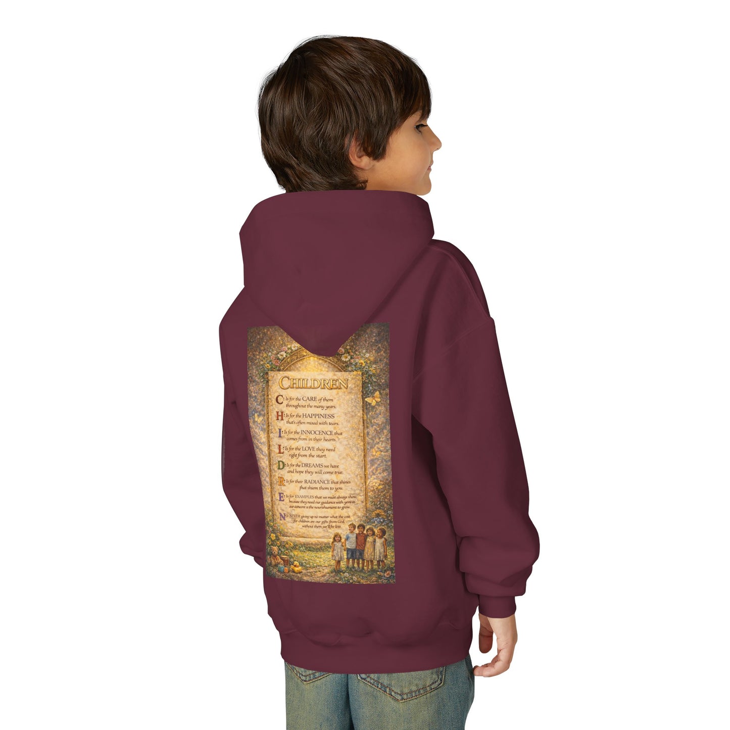 Youth Heavy Blend Hooded Sweatshirt - Children