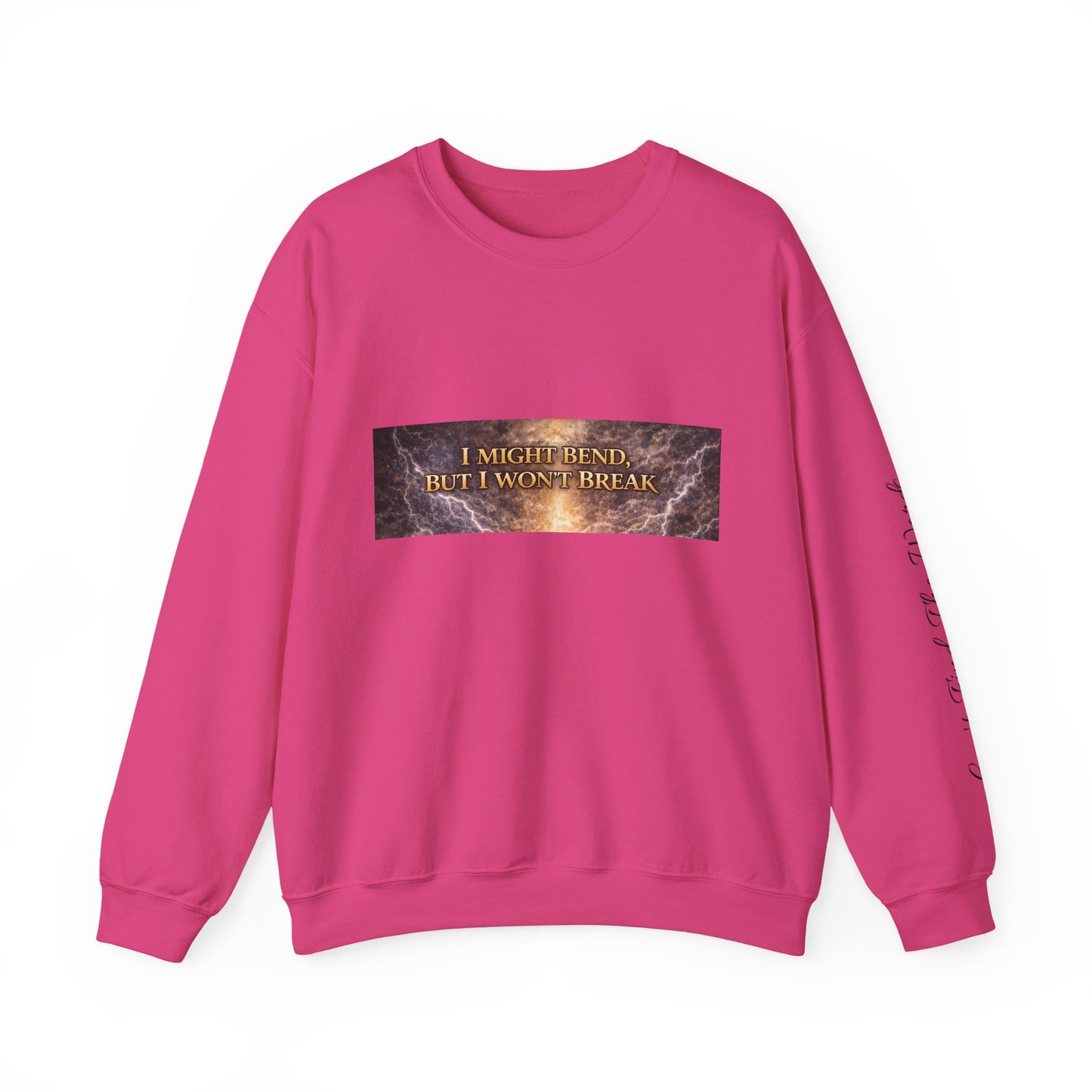 Unisex Heavy Blend™ Crewneck Sweatshirt - I Might Bend, I Won't Break