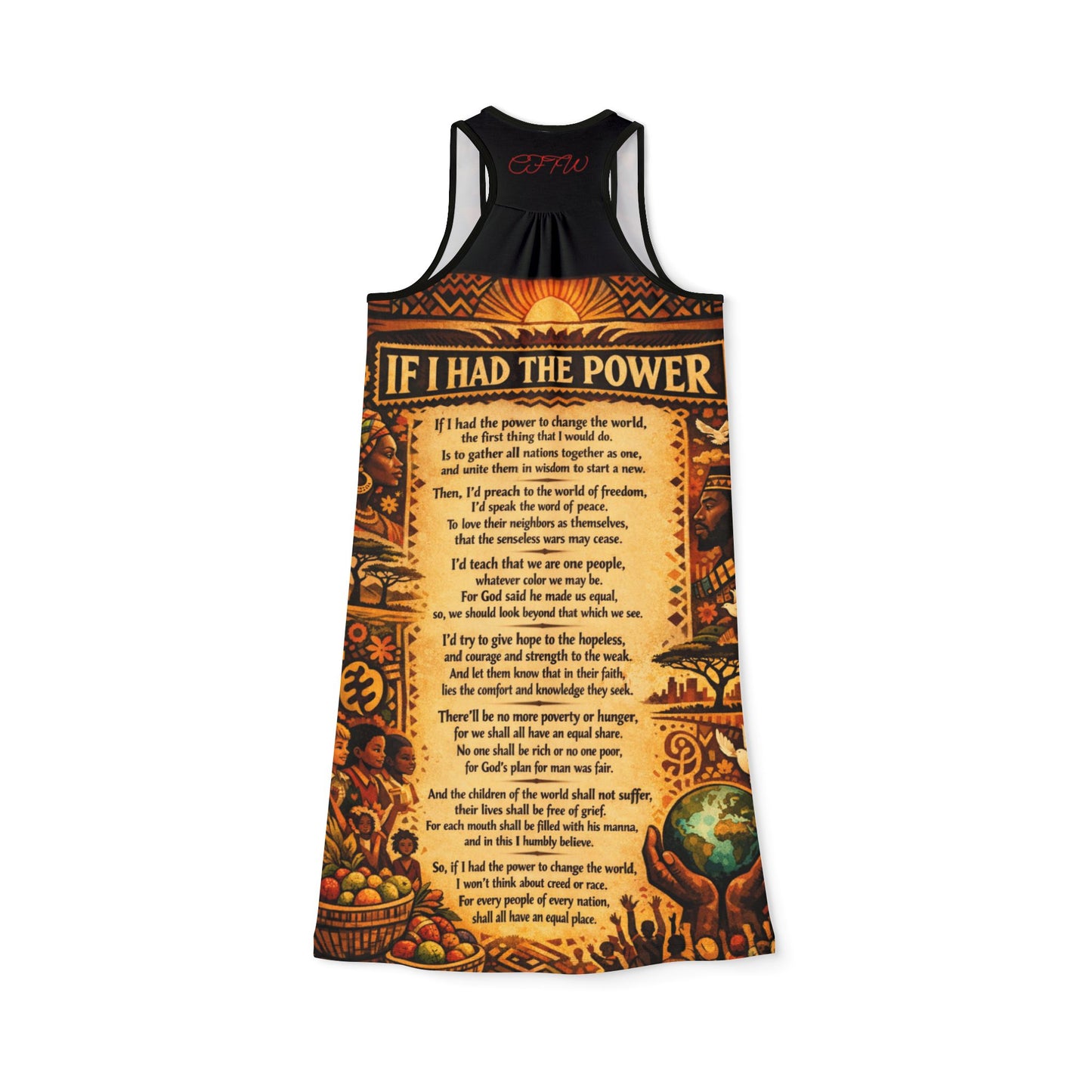 If I Had The Power Women's Racerback Dress
