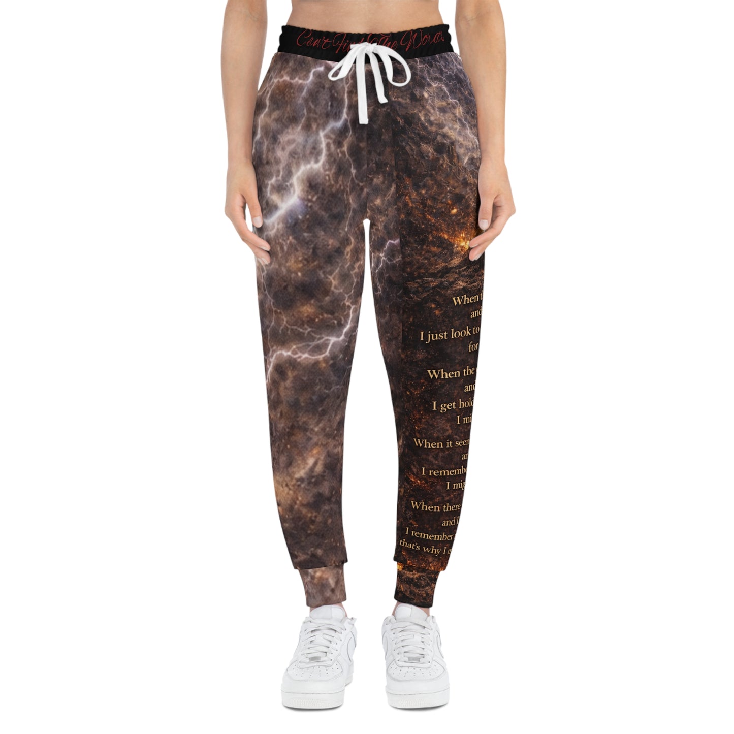 Athletic Joggers - I Might Bend, But I Won't Break