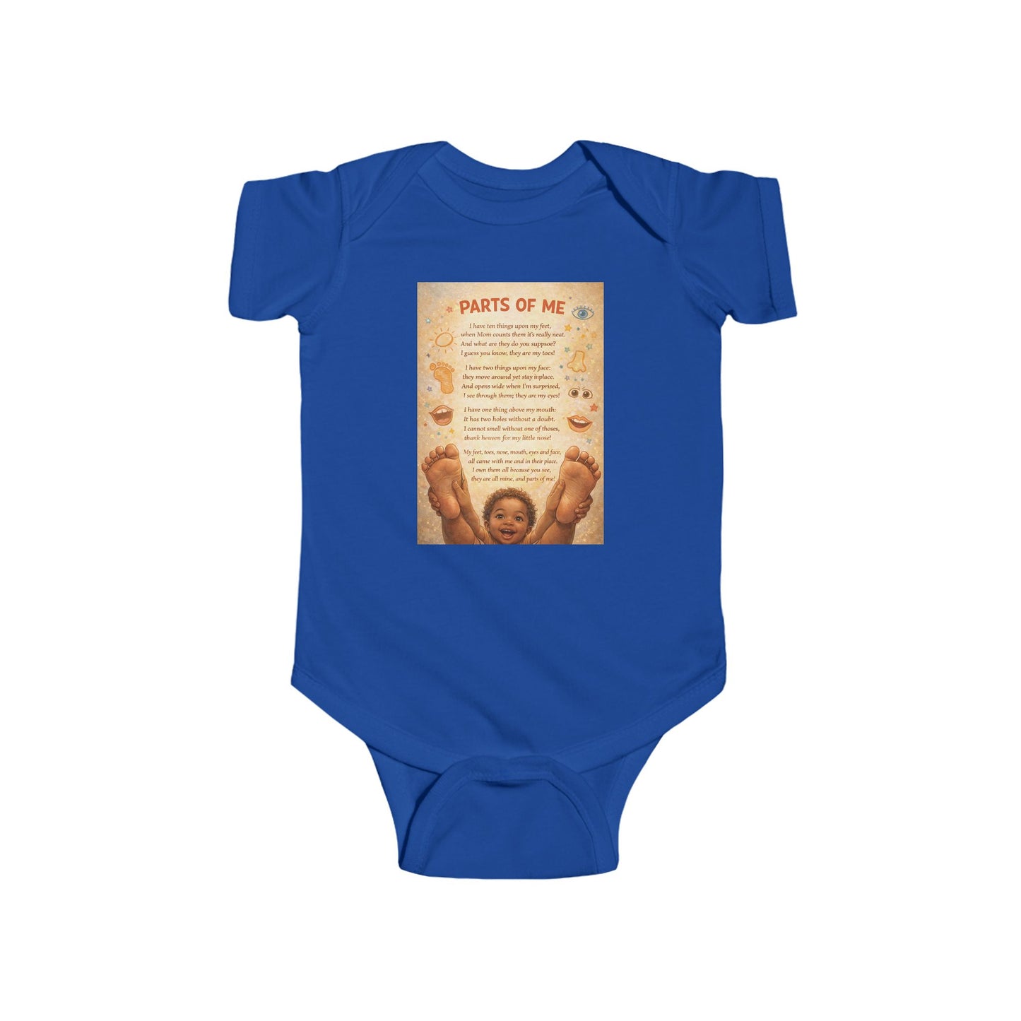 Infant Fine Jersey Bodysuit - Parts of Me