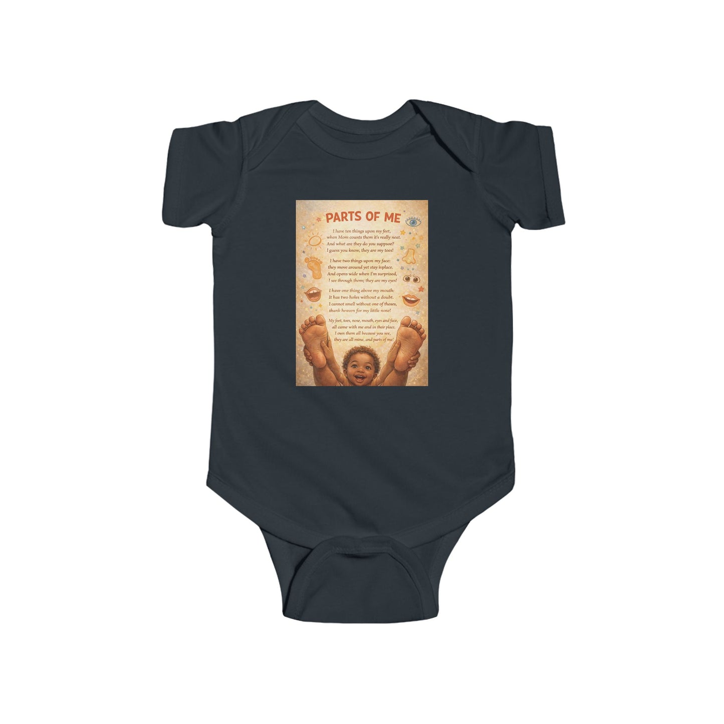 Infant Fine Jersey Bodysuit - Parts of Me