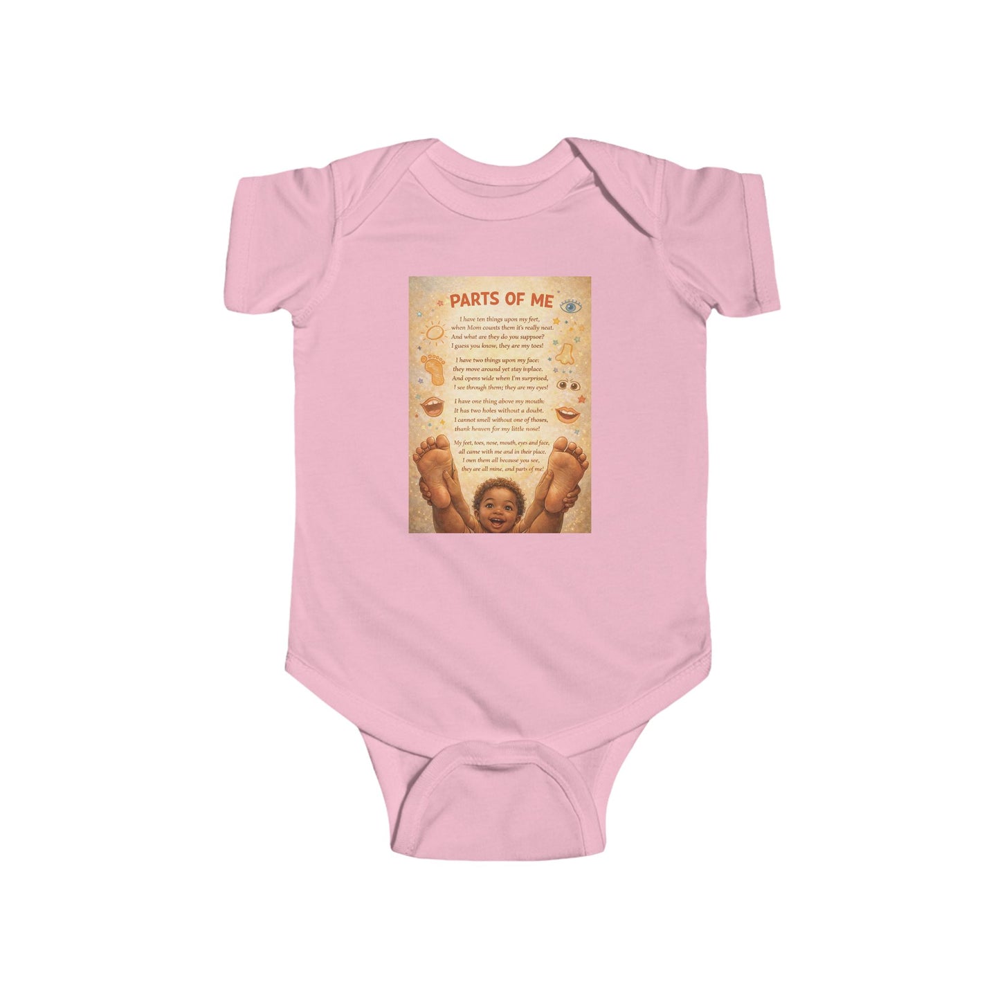 Infant Fine Jersey Bodysuit - Parts of Me