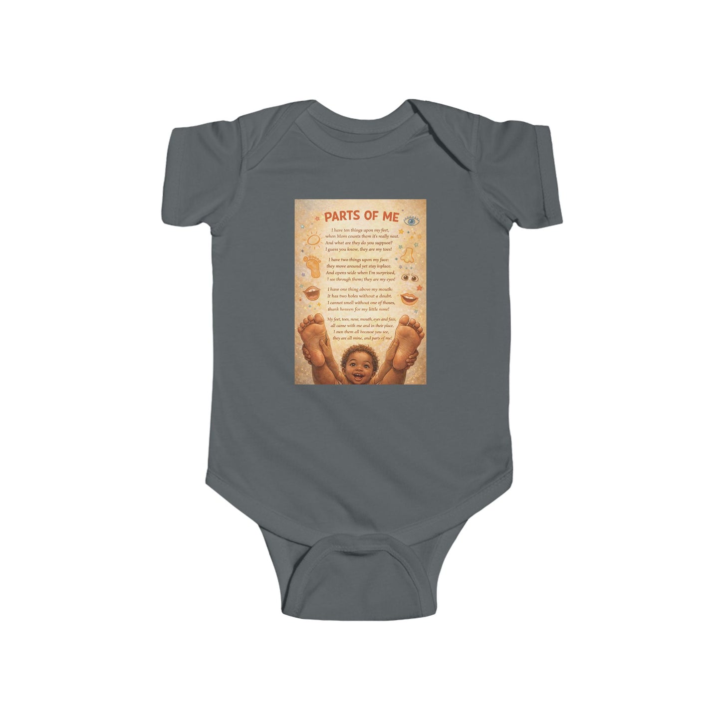 Infant Fine Jersey Bodysuit - Parts of Me