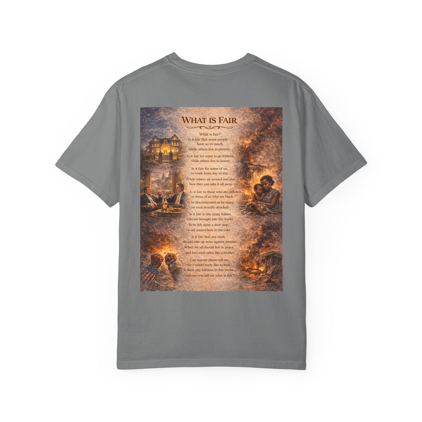 Unisex Garment-Dyed T-shirt - What is Fair