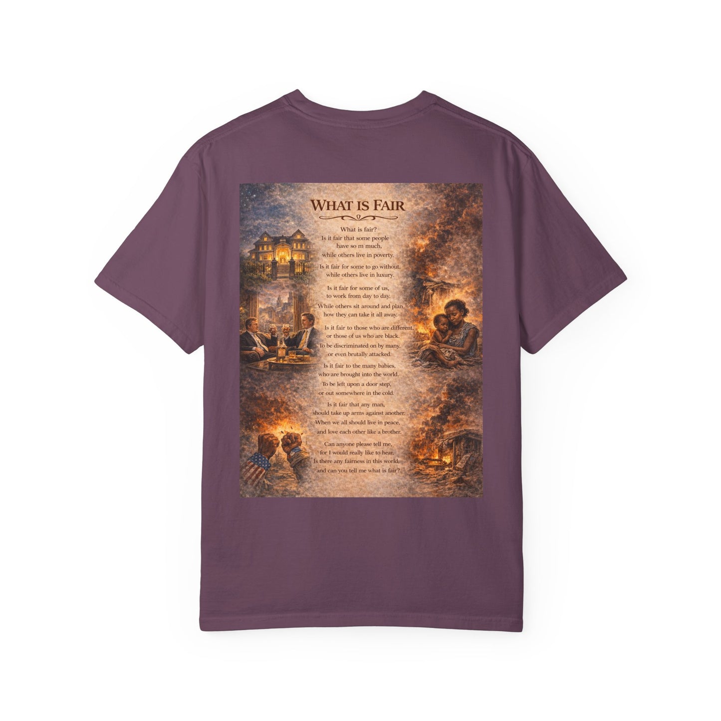 Unisex Garment-Dyed T-shirt - What is Fair